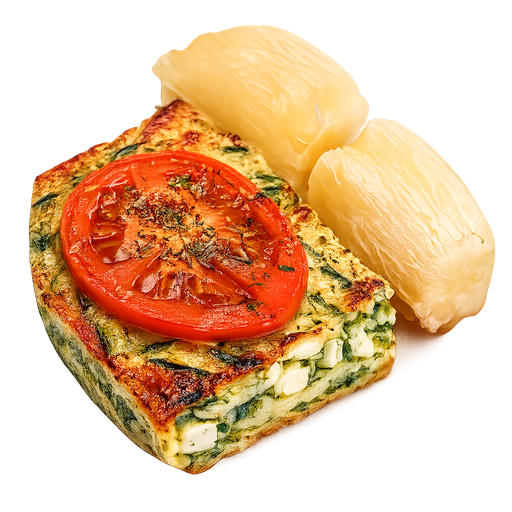 Pastel de zucchini con queso fresco 