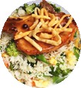 Arroz chaufa de cerdo
