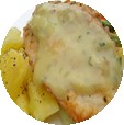 Pescado en salsa de tomillo