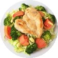 Pollo con vegetales de la huerta
